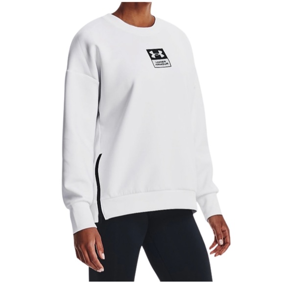 Under Armour Women's Summit Knit Oversize Crew - Picture 2 of 14